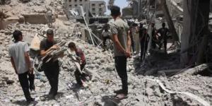 شهيد ومصابون بقصف إسرائيلي في حي الشيخ رضوان بغزة