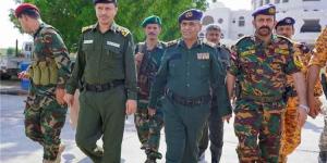 وكيل وزارة الداخلية يتفقد إدارة أمن أبين ويشيد بجهودها