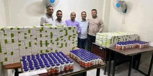جمارك سفاجا تحبط محاولة تهريب كمية من الأدوية والمكملات الغذائية