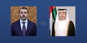 عبدالله بن زايد والشيباني يبحثان هاتفياً المستجدات الإقليمية والعلاقات الثنائية