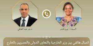 اتصال هاتفي بين وزير الخارجية المصري ونظيرته الكونجولية لتعزيز التعاون الثنائي