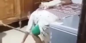 ضبط سيدة في المحلة لاعتدائها على شقيقتها من ذوي الإعاقة بعصا