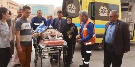 محافظ سوهاج يوجه برعاية طبية عاجلة لـ9 مصابين في حادث تصادم بأخميم