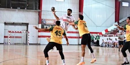 الزمالك يستهل مشواره في دوري المحترفين لكرة اليد بالفوز على المعادي :اليوم السابع
