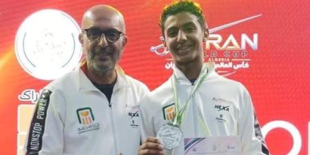 أحمد القاضي يحصد فضية كأس العالم للسلاح للشباب.. ووزير الرياضة يهنئه :اليوم السابع