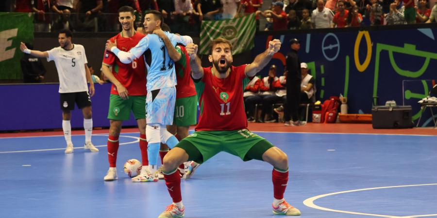كان الفوتصال": أسود الأطلس إلى النهائي بسداسية في شباك مصر