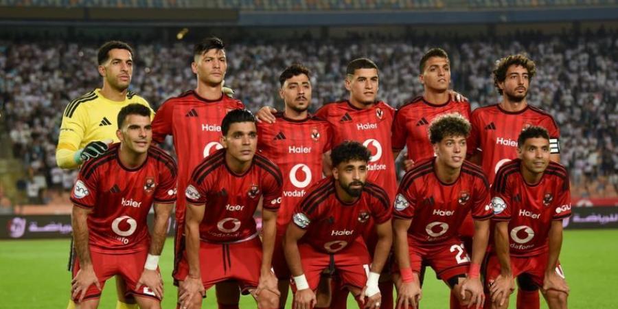 عمر الساعي يسجل الهدف الأول في مباراة الأهلي والقناة بالدوري المصري