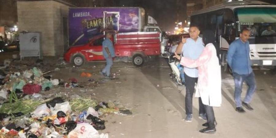 محافظ القليوبية يمنح شركة النظافة بشبرا الخيمة فرصة لتحسين المستوى.. صور :اليوم السابع