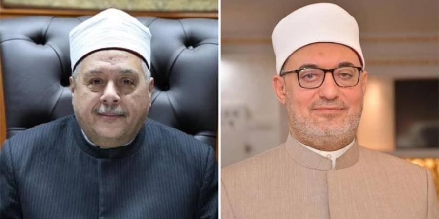 مفتي الجمهورية يهنئ أيمن عبد الغني بتجديد تكليفه وكيلًا للأزهر