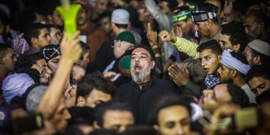 ألاف المحبيين لشيخ العرب يتوافدون على مسجد السيد البدوي بطنطا في الليلة الختامية لمولده
