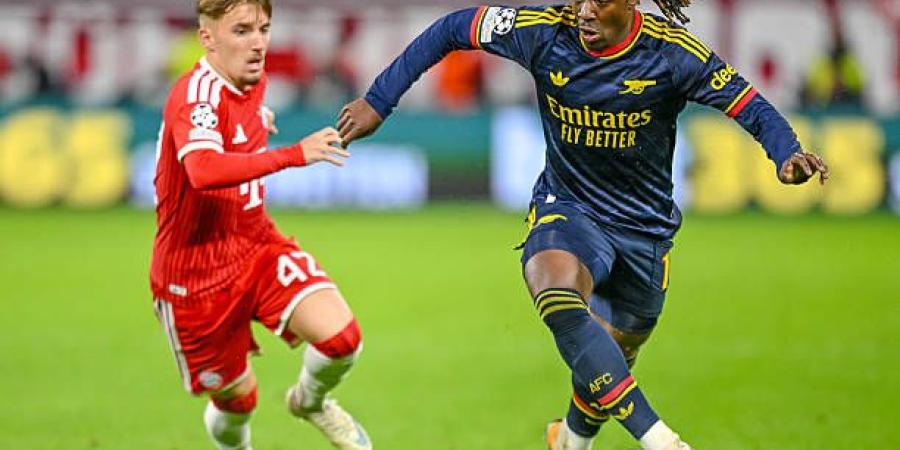 أرسنال يتعادل مع بايرن ميونيخ 2-2 في دوري أبطال أوروبا