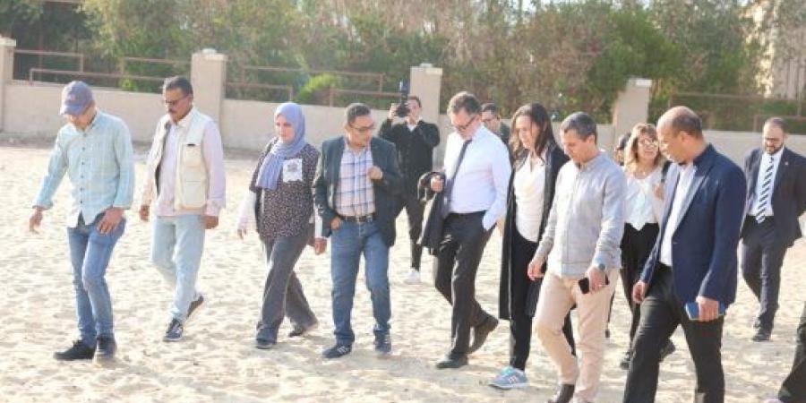 سفير كندا يزور منطقة آثار تونا الجبل بملوى ويشيد بالحضارة المصرية القديمة :اليوم السابع