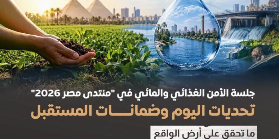 "منتدى مصر" 2026".. تفاصيل التوسع في تطبيقات الرقمنة والتحول الرقمي في إدارة وتوزيع المياه
