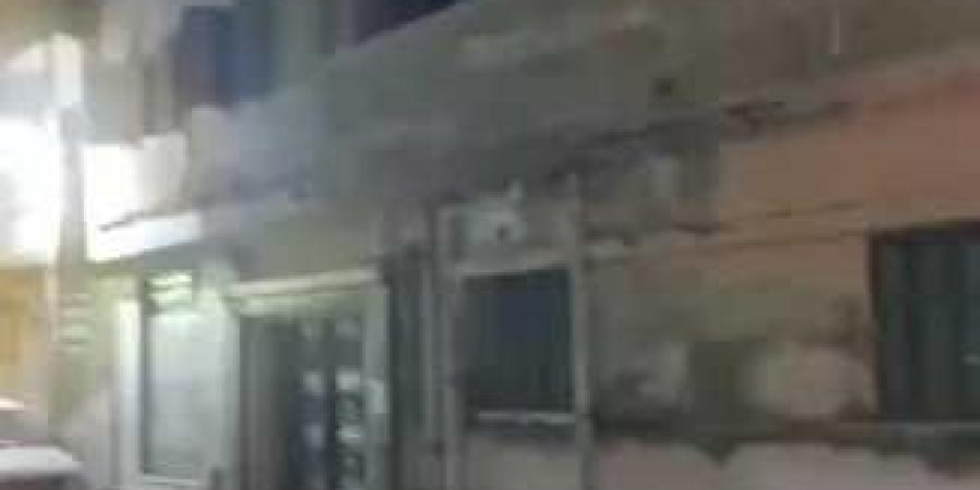إخلاء عقار مكون من 5 طوابق بشارع الموناليزا في المحلة بعدسقوط أجزاء منه