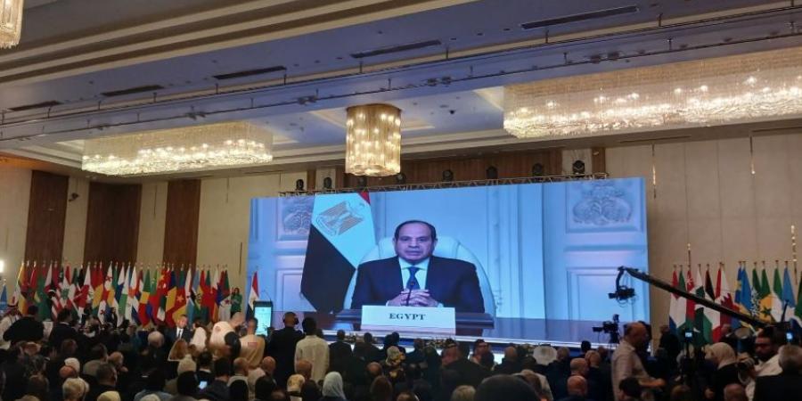 السيسي يدعو لتحويل المياه إلى حافز للسلام والازدهار المشترك